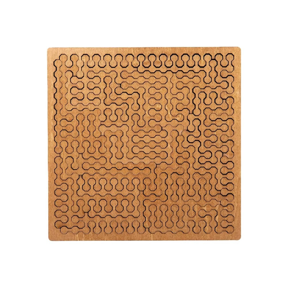 LABIRYNT - Drewniana układanka logiczna