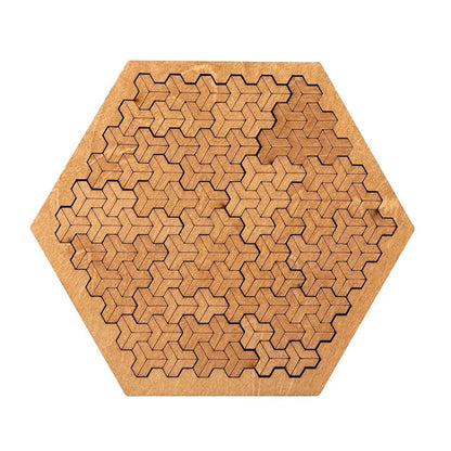 STRUKTURA - Logiczna układanka z drewna